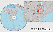 Gray Location Map of Changara