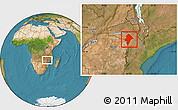 Satellite Location Map of Changara