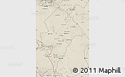 Shaded Relief Map of Changara