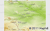 Physical Panoramic Map of Changara