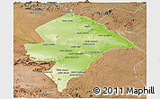 Physical Panoramic Map of Changara, satellite outside