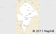 Classic Style Simple Map of Changara