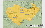 Savanna Style 3D Map of Chiuta