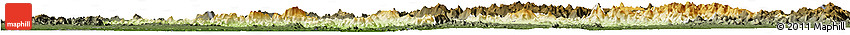 Physical Horizon Map of Chiuta, darken