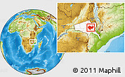 Physical Location Map of Chiuta, highlighted parent region