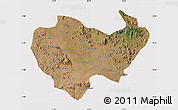 Satellite Map of Chiuta, cropped outside