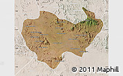 Satellite Map of Chiuta, lighten