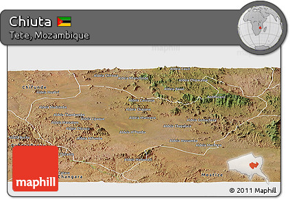 Satellite Panoramic Map of Chiuta