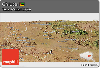 Satellite Panoramic Map of Chiuta