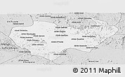 Silver Style Panoramic Map of Chiuta