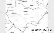 Blank Simple Map of Chiuta
