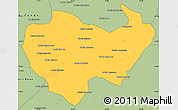 Savanna Style Simple Map of Chiuta
