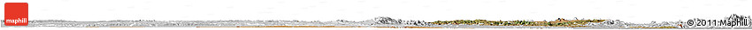 Satellite Horizon Map of Tete, lighten, desaturated