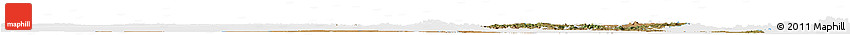 Satellite Horizon Map of Tete, single color outside