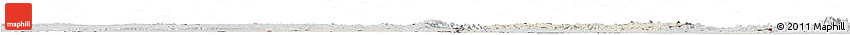 Shaded Relief Horizon Map of Tete, desaturated