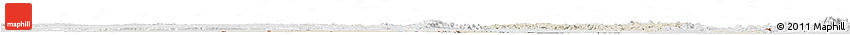 Shaded Relief Horizon Map of Tete, lighten, desaturated