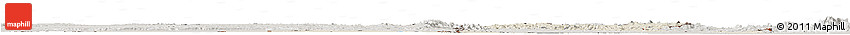Shaded Relief Horizon Map of Tete, semi-desaturated