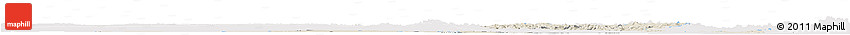 Shaded Relief Horizon Map of Tete, single color outside