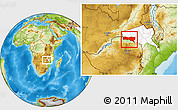 Physical Location Map of Magoe, highlighted parent region