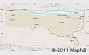 Shaded Relief Map of Magoe, lighten
