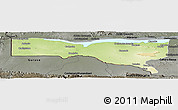 Physical Panoramic Map of Magoe, darken, semi-desaturated