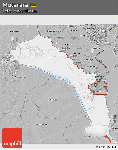 Gray 3D Map of Mutarara