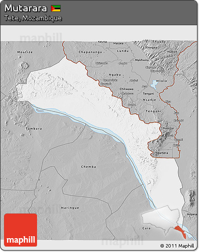 Gray 3D Map of Mutarara