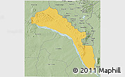 Savanna Style 3D Map of Mutarara