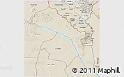 Shaded Relief 3D Map of Mutarara