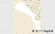 Classic Style Simple Map of Mutarara