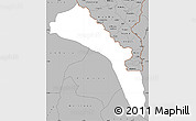Gray Simple Map of Mutarara