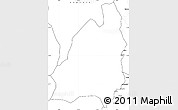 Blank Simple Map of Tsangano