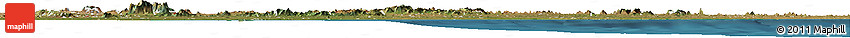 Satellite Horizon Map of Zambezia