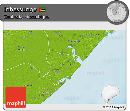 Physical 3D Map of Inhassunge