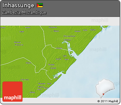 Physical 3D Map of Inhassunge