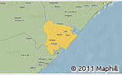 Savanna Style 3D Map of Inhassunge