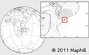 Blank Location Map of Inhassunge, highlighted parent region