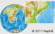 Physical Location Map of Inhassunge