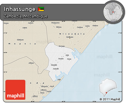 Classic Style Map of Inhassunge