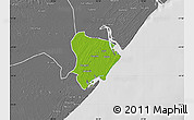 Physical Map of Inhassunge, desaturated
