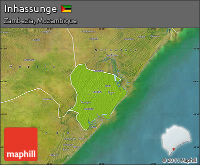 Physical Map of Inhassunge, satellite outside