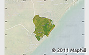 Satellite Map of Inhassunge, lighten
