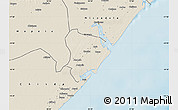 Shaded Relief Map of Inhassunge