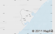Silver Style Map of Inhassunge, single color outside