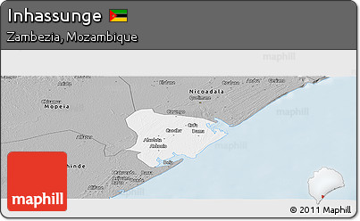 Gray Panoramic Map of Inhassunge