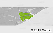 Physical Panoramic Map of Inhassunge, lighten, desaturated