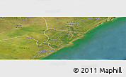Satellite Panoramic Map of Inhassunge