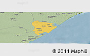 Savanna Style Panoramic Map of Inhassunge