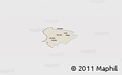 Shaded Relief Panoramic Map of Inhassunge, cropped outside