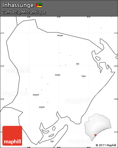 Blank Simple Map of Inhassunge